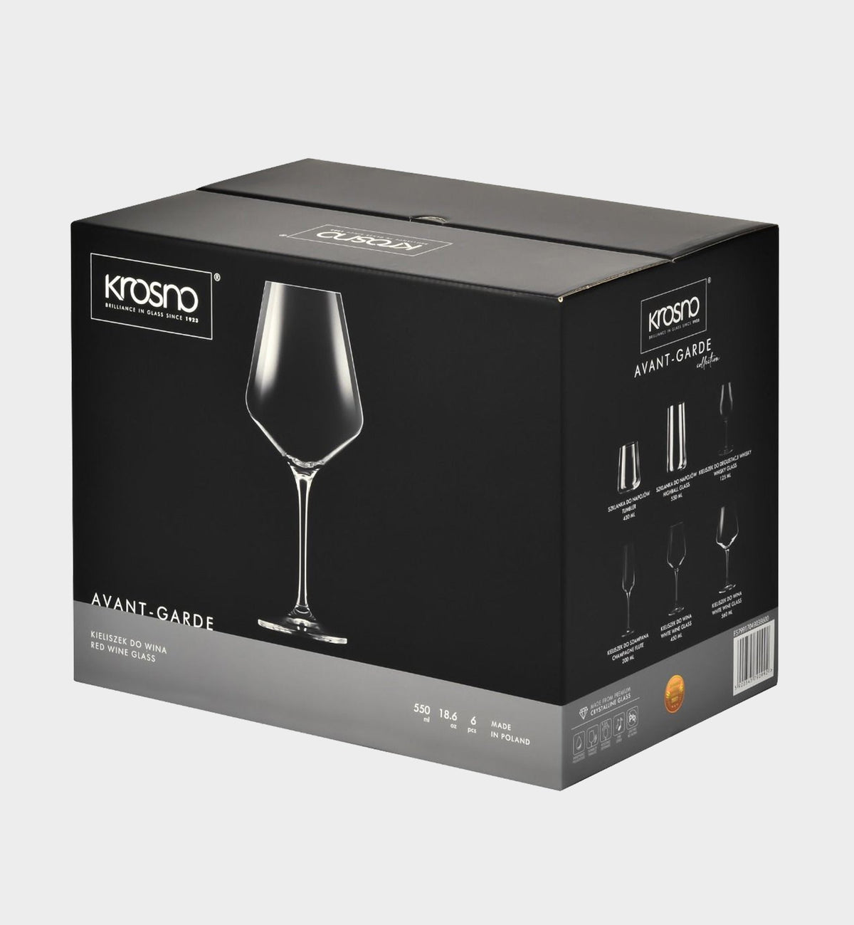 Red Wine Glasses, 550 ml
