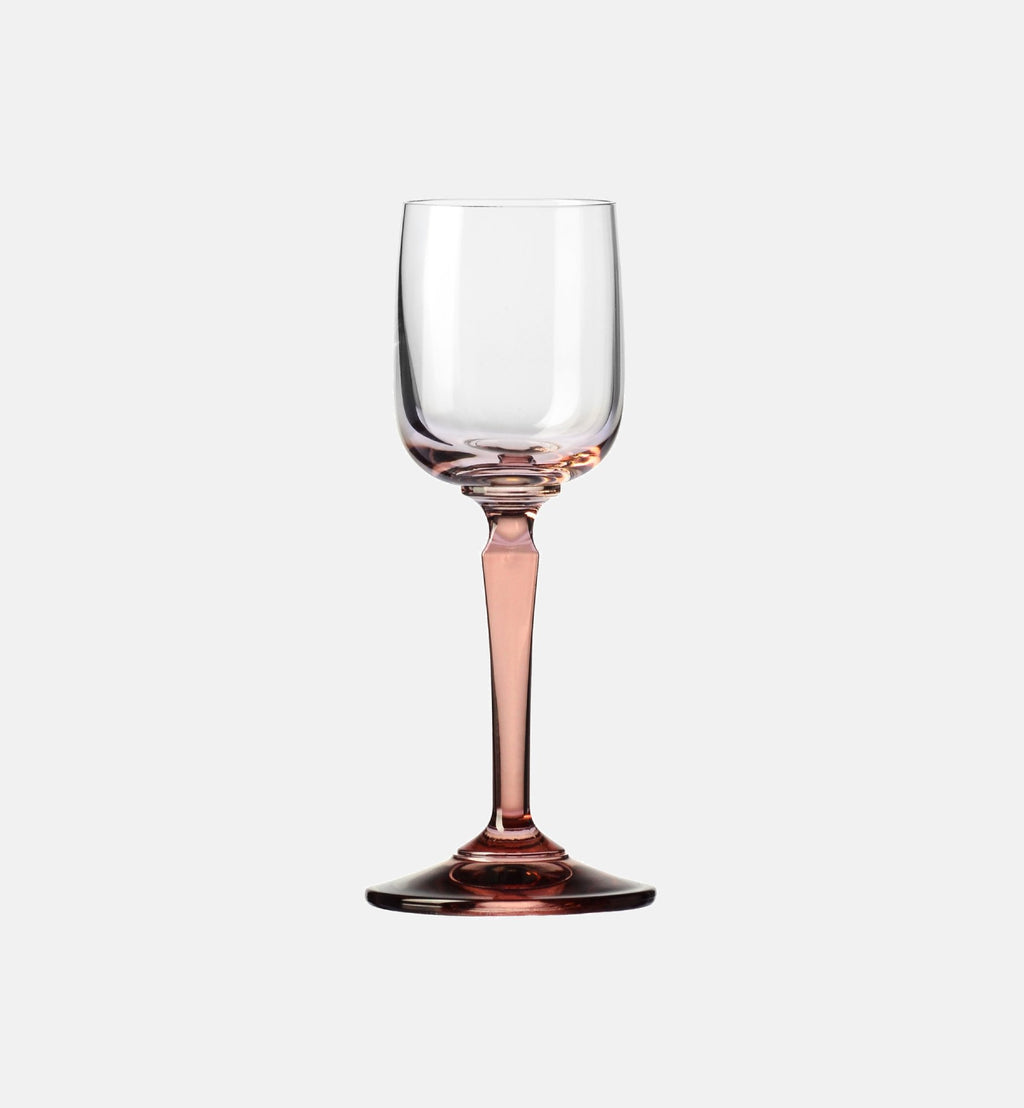 Vodka Glasses with Pink Stem, 40 ml