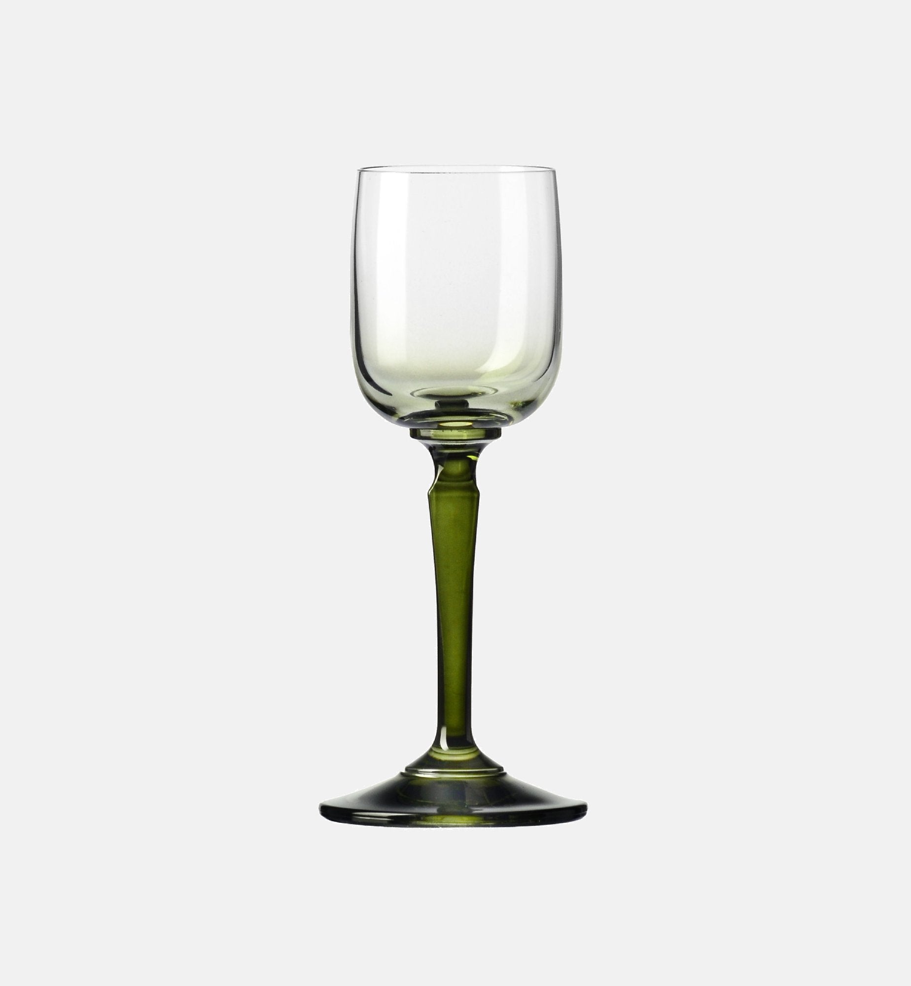 Kieliszki do wódki z zieloną nóżką 40 ml