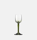 Vodka Glasses with Green Stem, 40 ml