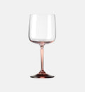 Wine Glasses with Pink Stem, 360 ml