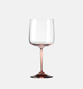 Wine Glasses with Pink Stem, 360 ml