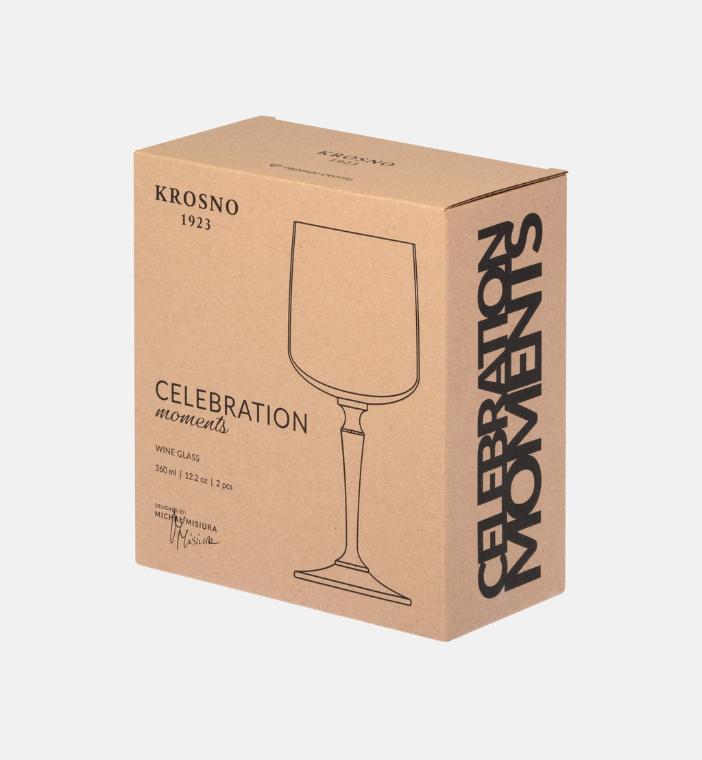 Kieliszki do wina różowo-zielone 360 ml