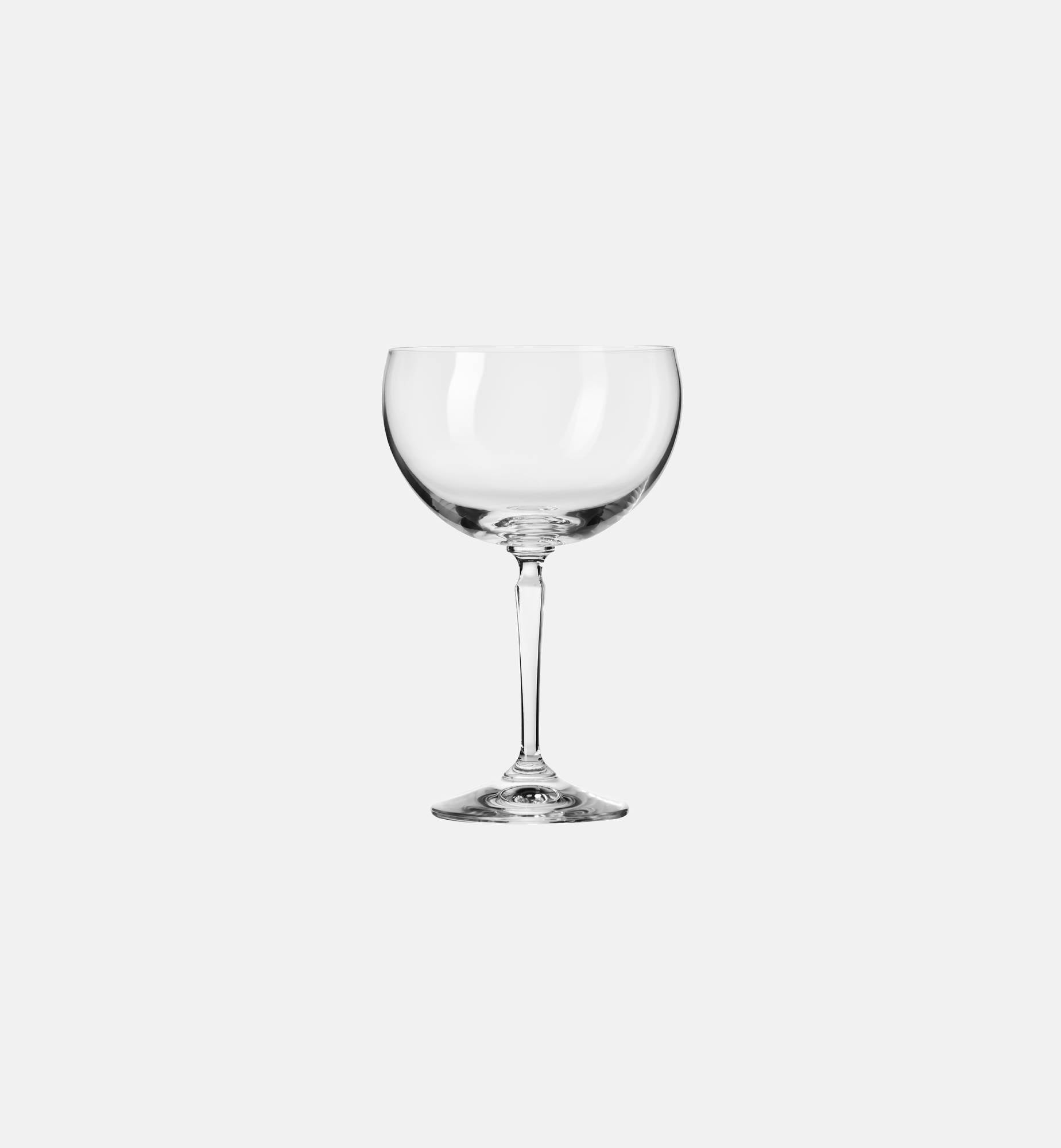 Goblet glasses for water and cocktails
