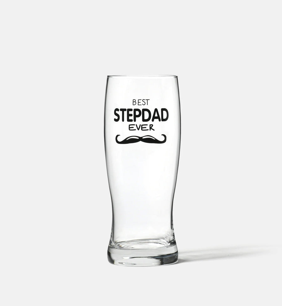 "BEST STEPDAD EVER" Beer Glass, 500 ml