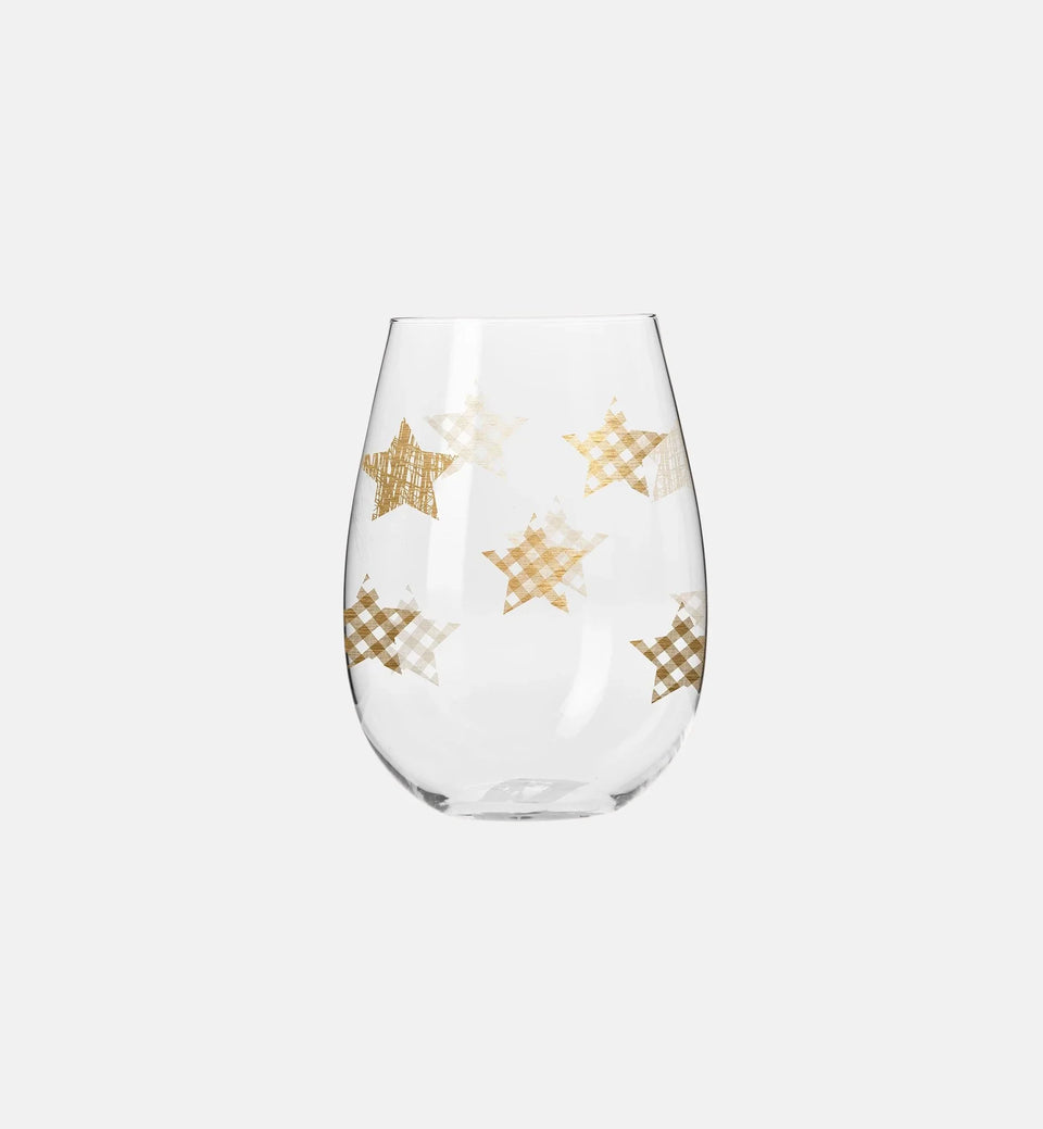 Gläser STAR goldene Sterne, 500 ml