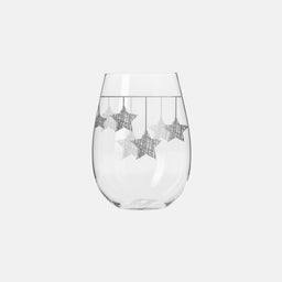 Gläser STAR Sterne hängend silber, 500 ml