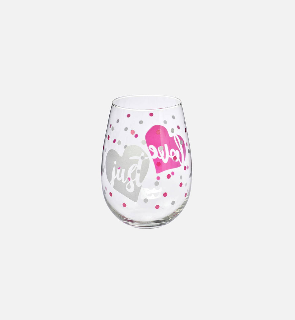 Trinkglas 500 ml "Just Love"
