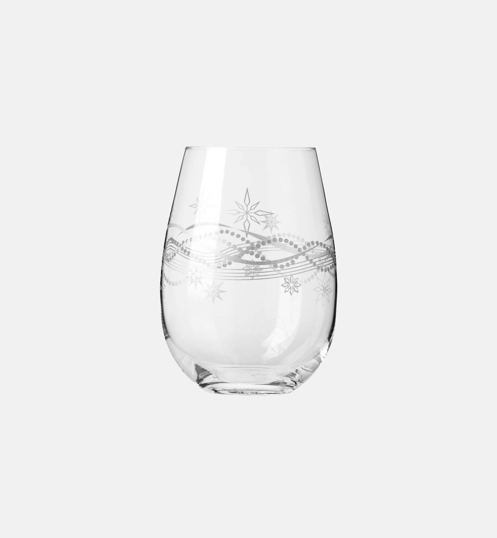 Świąteczne szklanki do wody CHRISTMAS COLLECTION Girlanda 550 ml