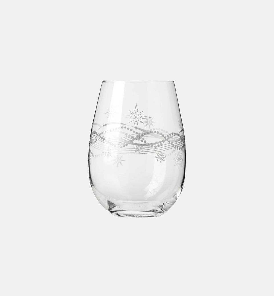 Świąteczne szklanki do wody CHRISTMAS COLLECTION Girlanda 550 ml