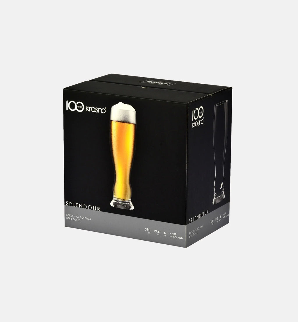 Szklanki do piwa pszenicznego 580 ml