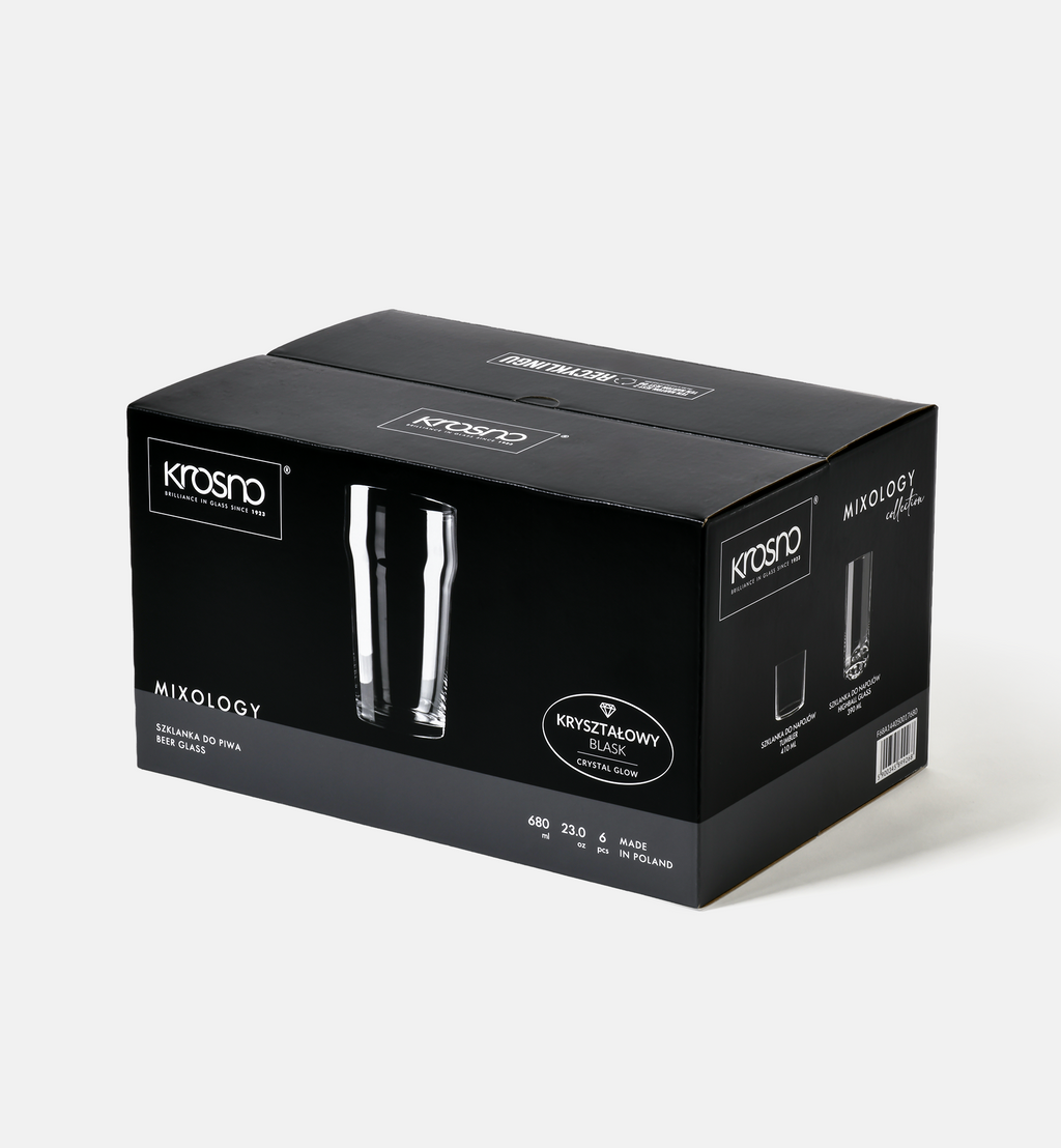 Nonic Beer Glasses, 500 ml