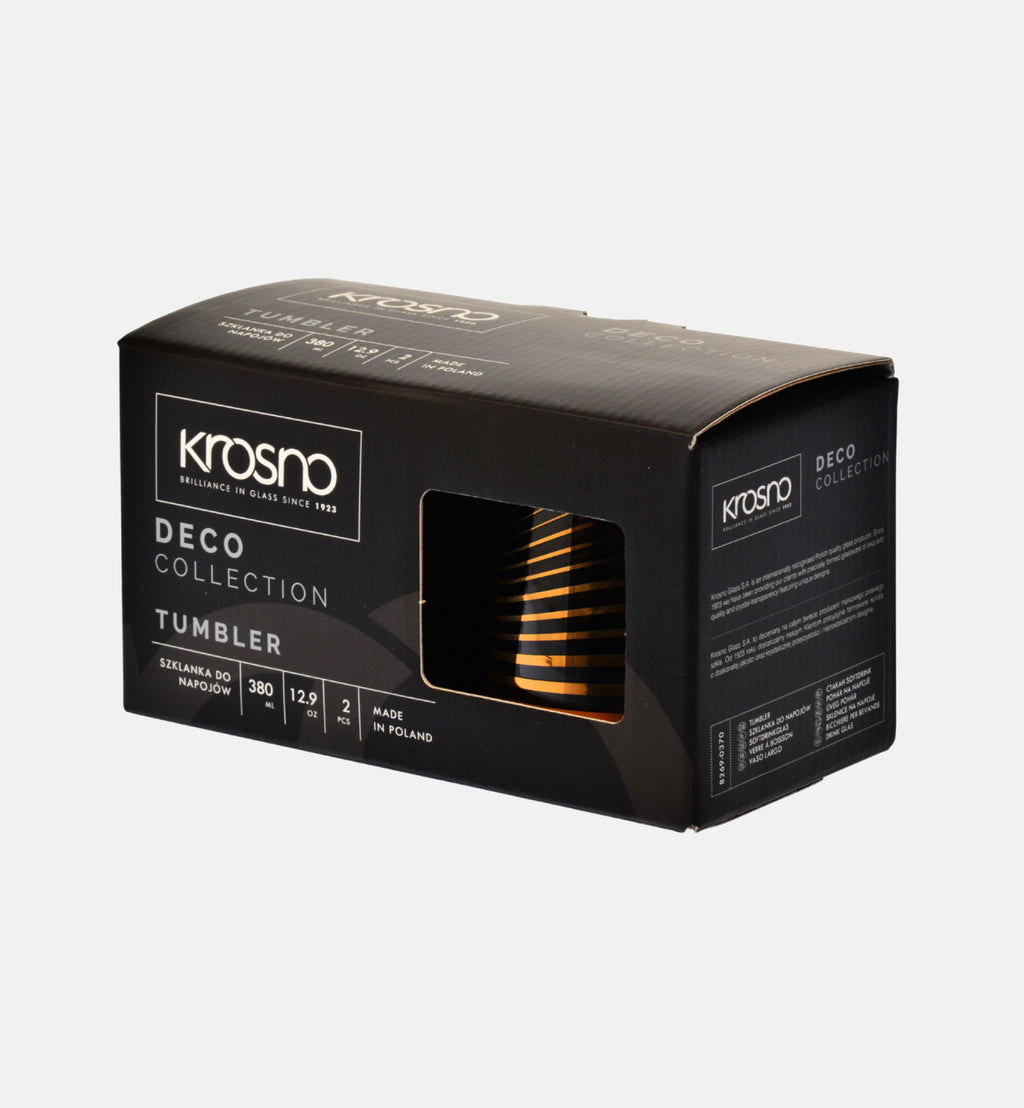 "Golden Wave" Tumblers, 380 ml