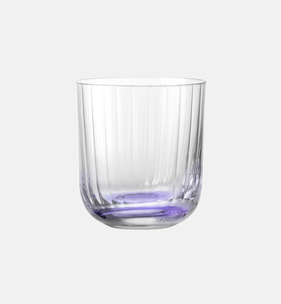 Geriffelte Wassergläser, Violett, 300 ml – 2 Stk. – Offizieller KROSNO Shop