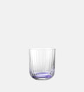 Ryflowane szklanki do wody Fioletowy 300 ml