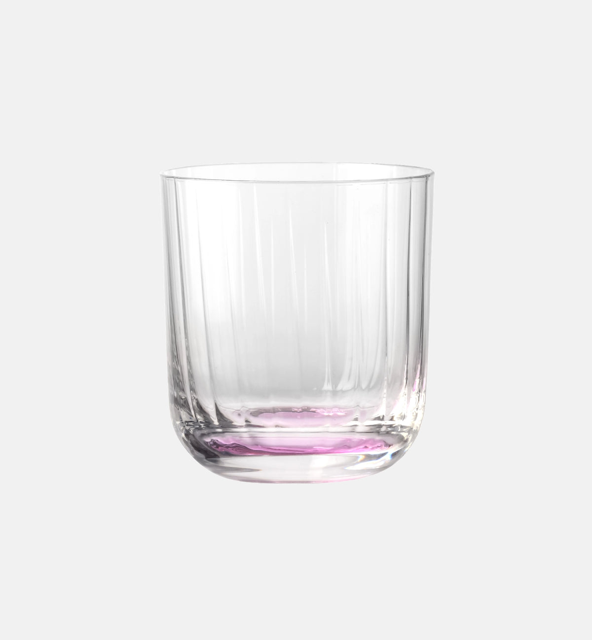 Geriffelte Wassergläser, Rosa, 300 ml – 2 Stk. – Offizieller KROSNO Shop