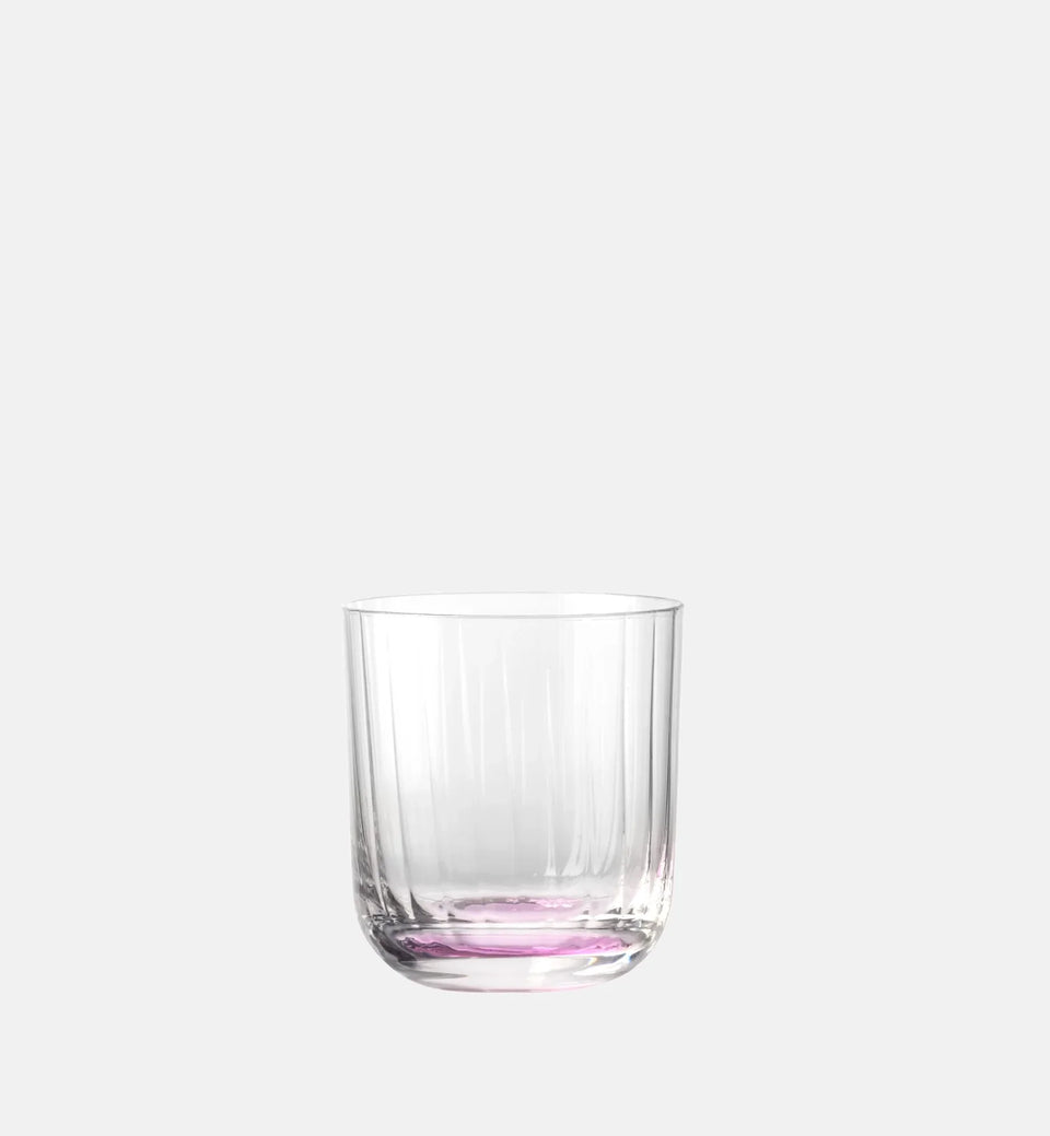 Ryflowane szklanki do wody Różowy 300 ml