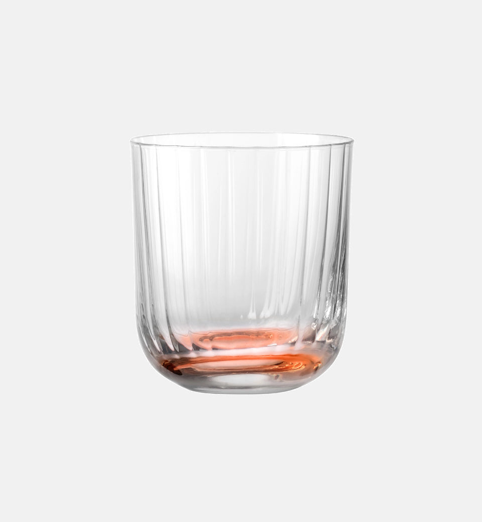 Hohe geriffelte Wassergläser, Orange, 360 ml – 2 Stk. – Offizieller KROSNO Shop