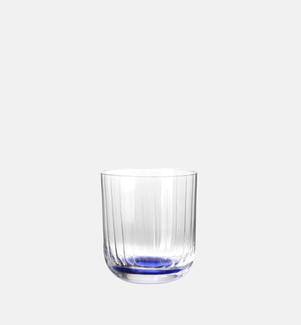 Ryflowane szklanki do wody Granatowy 300 ml