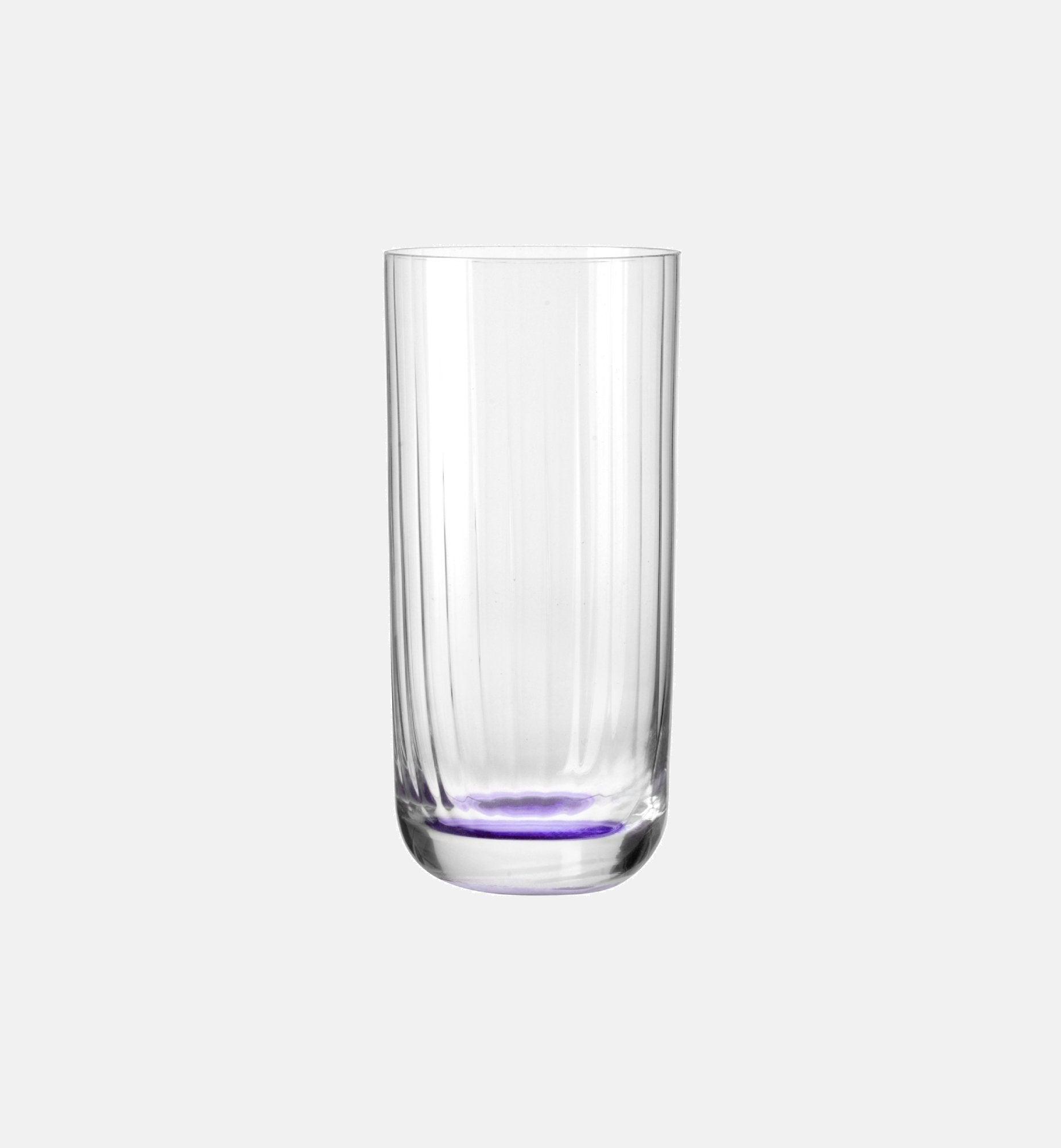 Hohe geriffelte Wassergläser, Violett, 360 ml – 2 Stk. – Offizieller KROSNO Shop