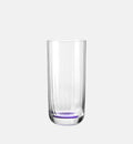 Wysokie ryflowane szklanki do wody Fioletowy 360 ml