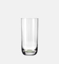 Wysokie ryflowane szklanki do wody Ciemnozielony 360 ml