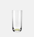 Wysokie ryflowane szklanki do wody Zielony 360 ml