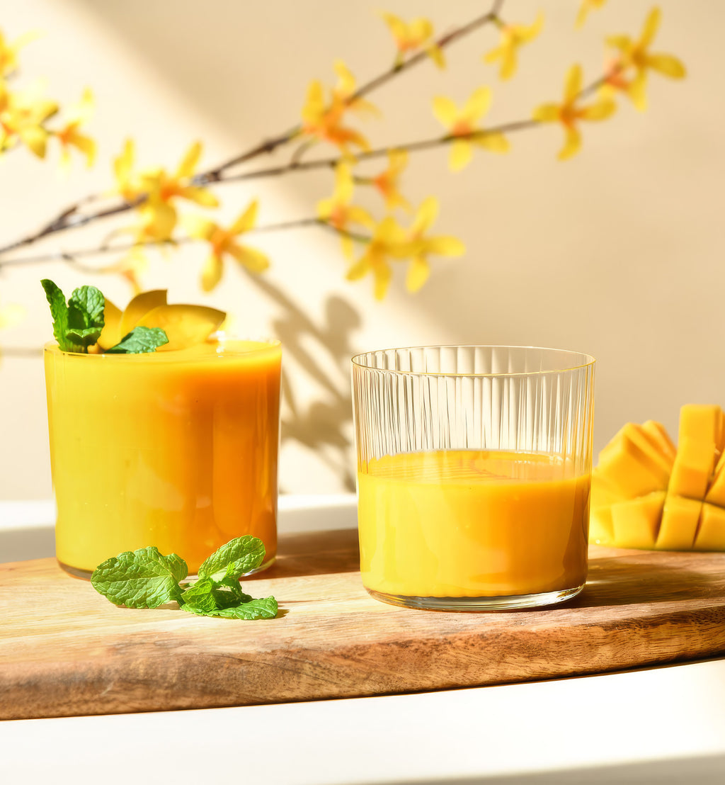 Vertical ribbed glasses 410ml