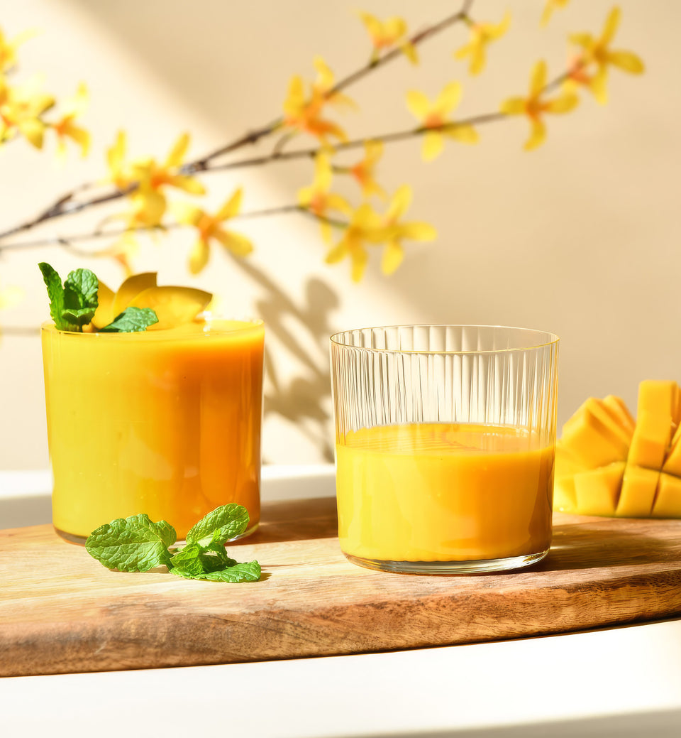 Vertical ribbed glasses 410ml