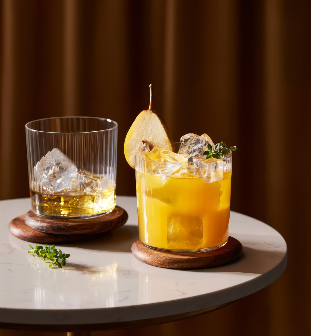 Vertical ribbed glasses 410ml