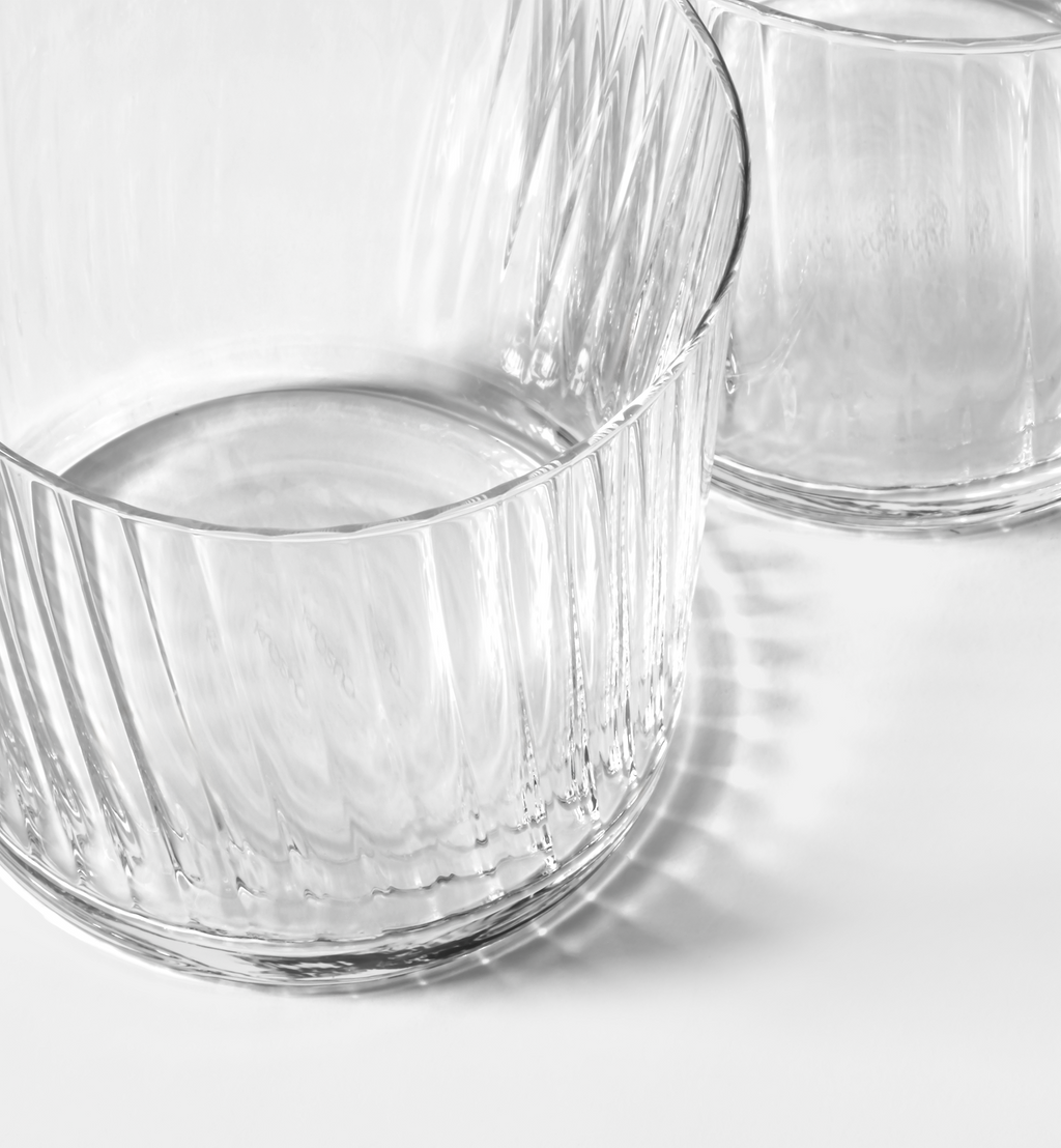 Vertically Ribbed Tumblers, 410 ml