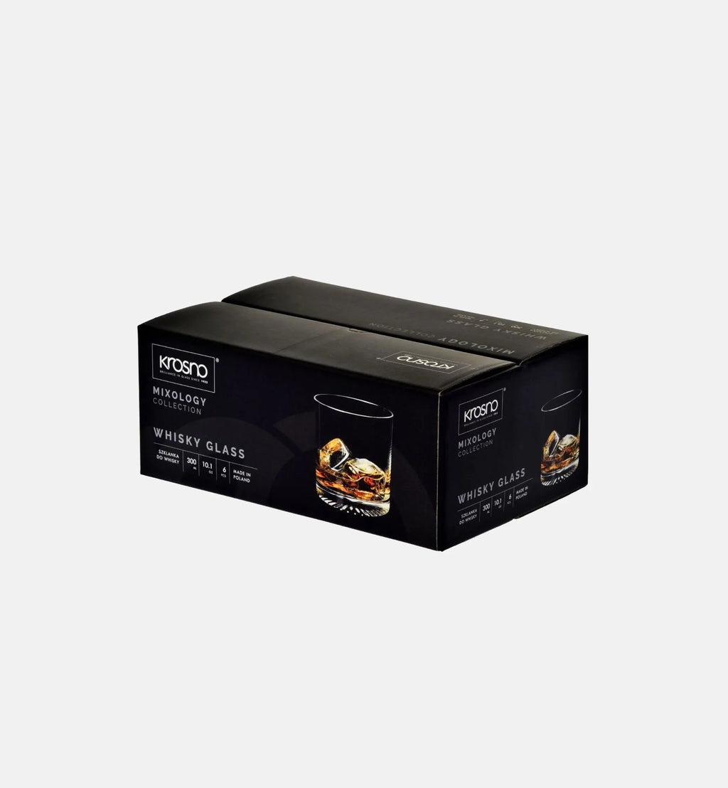 Szklanki do whisky 300 ml z tłoczonym dnem