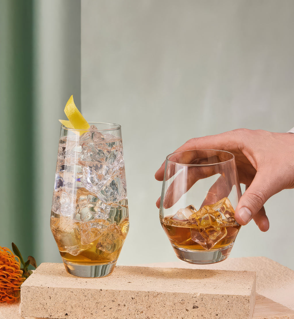 Szklanki do whisky lub napojów 380 ml