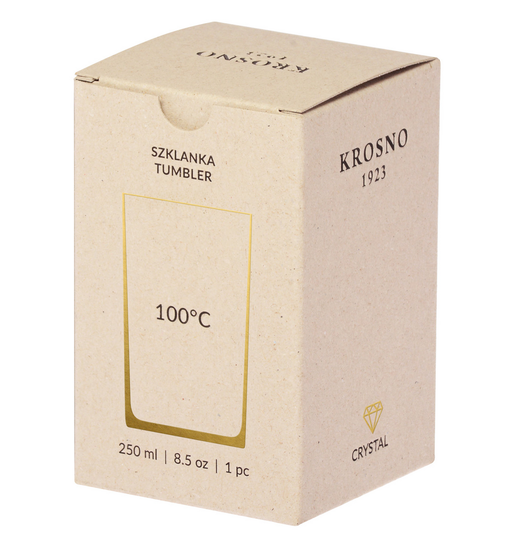Polka Crystal Tumbler, 250 ml