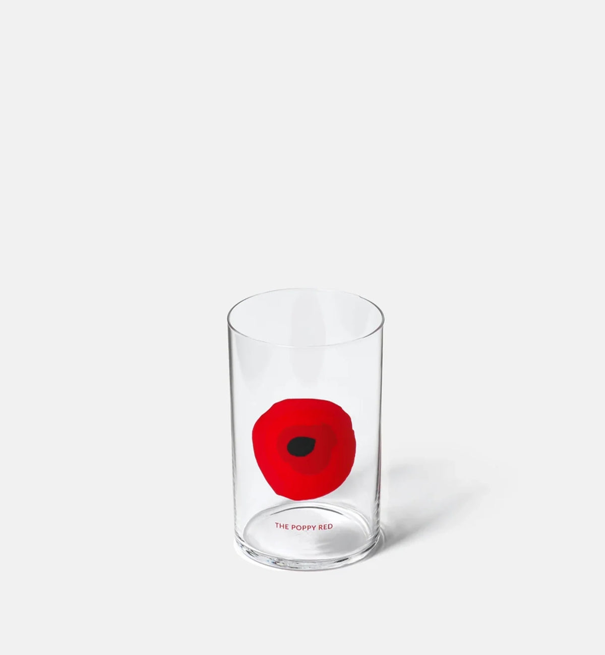 Polka Poppy Red Crystal Tumbler, 250 ml