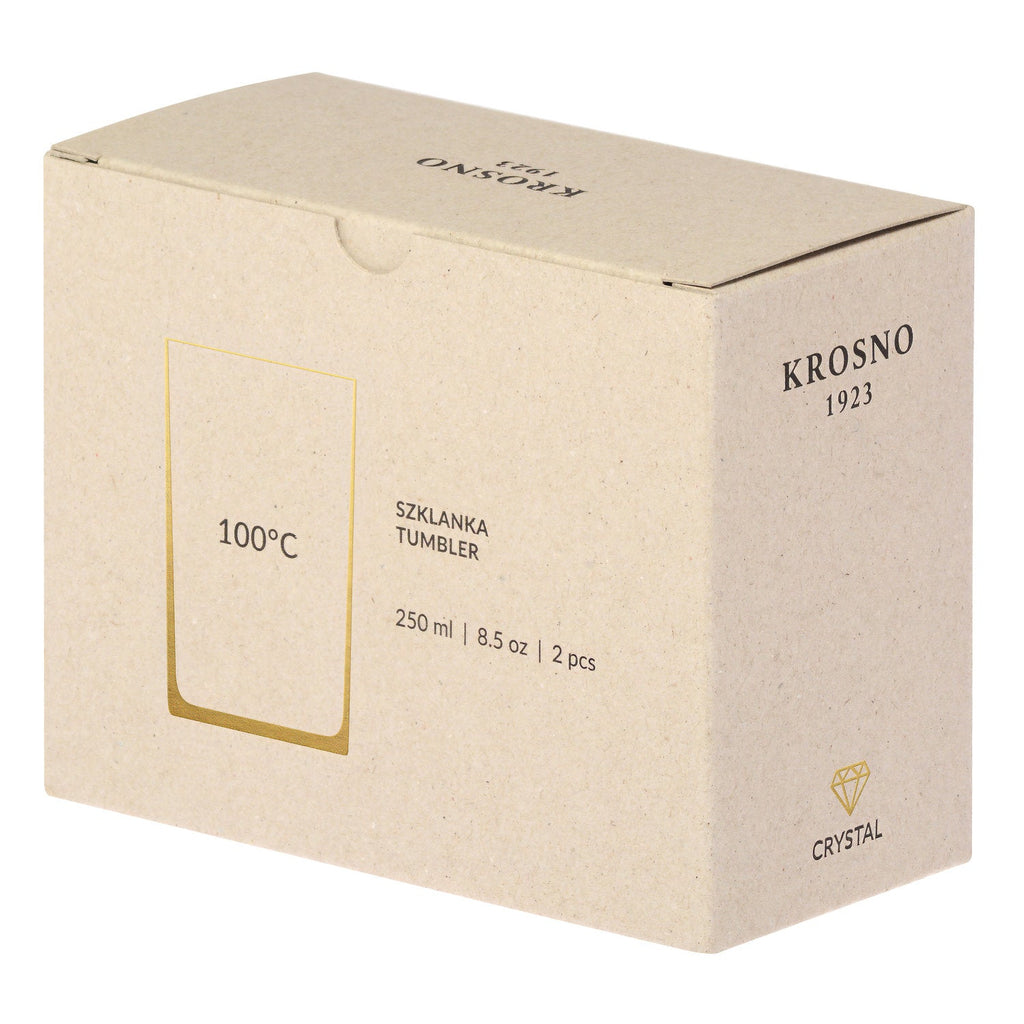 Kristall-Trinkglas Polka, 250 ml