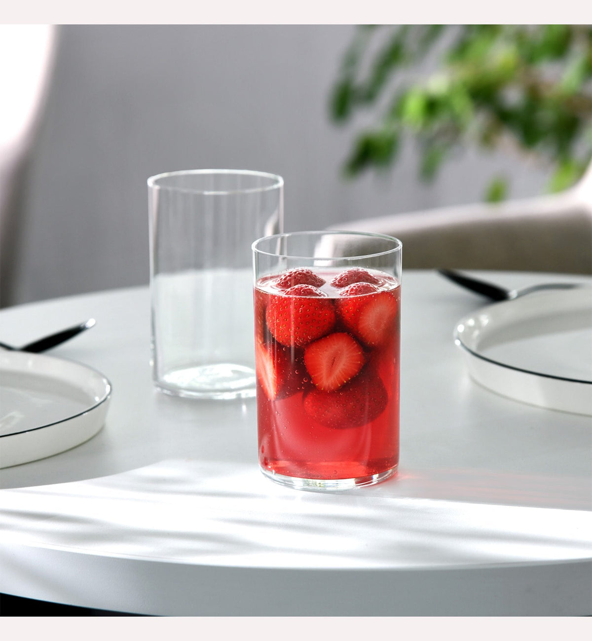 Kristall-Trinkglas Polka, 250 ml