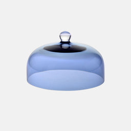 Glass Dome for Cheese and Cakes, Grey-blue, 26 cm