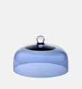 Glass Dome for Cheese and Cakes, Grey-blue, 26 cm