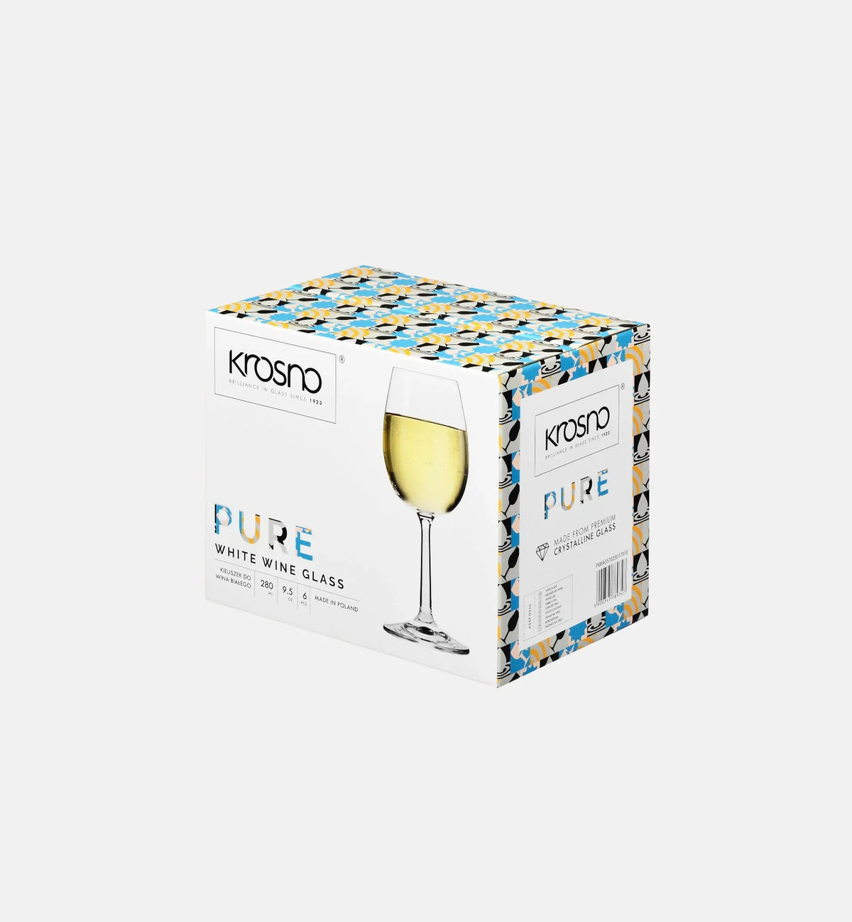 Kieliszki do wina białego 280 ml