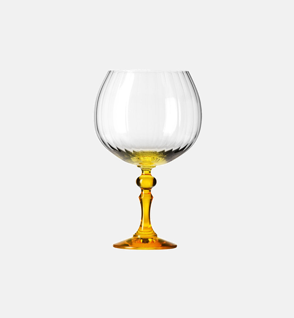 Gingläser mit Farbverlauf und gelbem Stiel, 660 ml – 2 Stk. – Offizieller KROSNO Shop