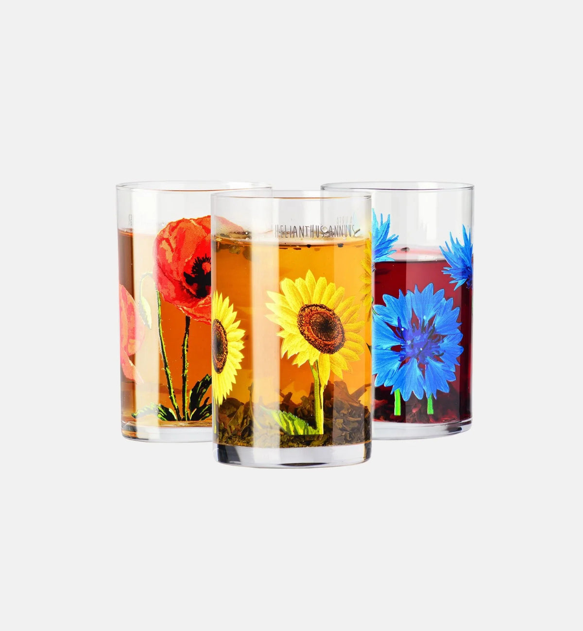 Szklanki BLOOM „Kwiaty polskie” (6 szt.) 250 ml