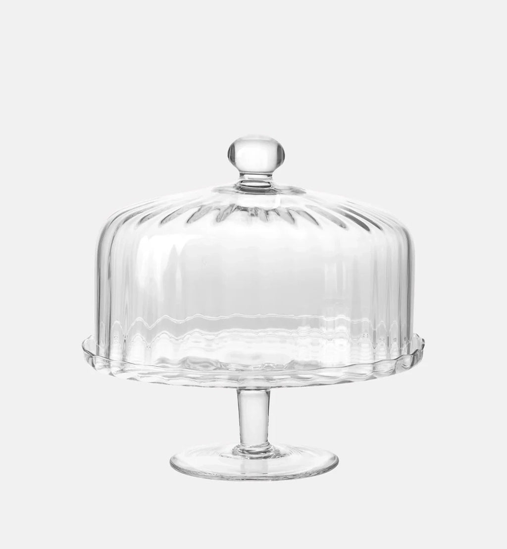Tortenplatte mit Glasglocke Ballerina, Farblos, 31,5 cm