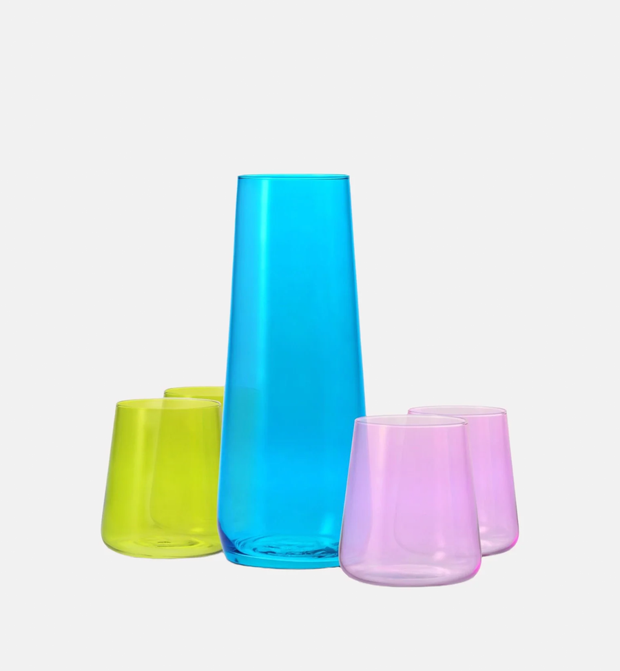 Colourful Drinks Set, 5 Pieces, 1000 ml