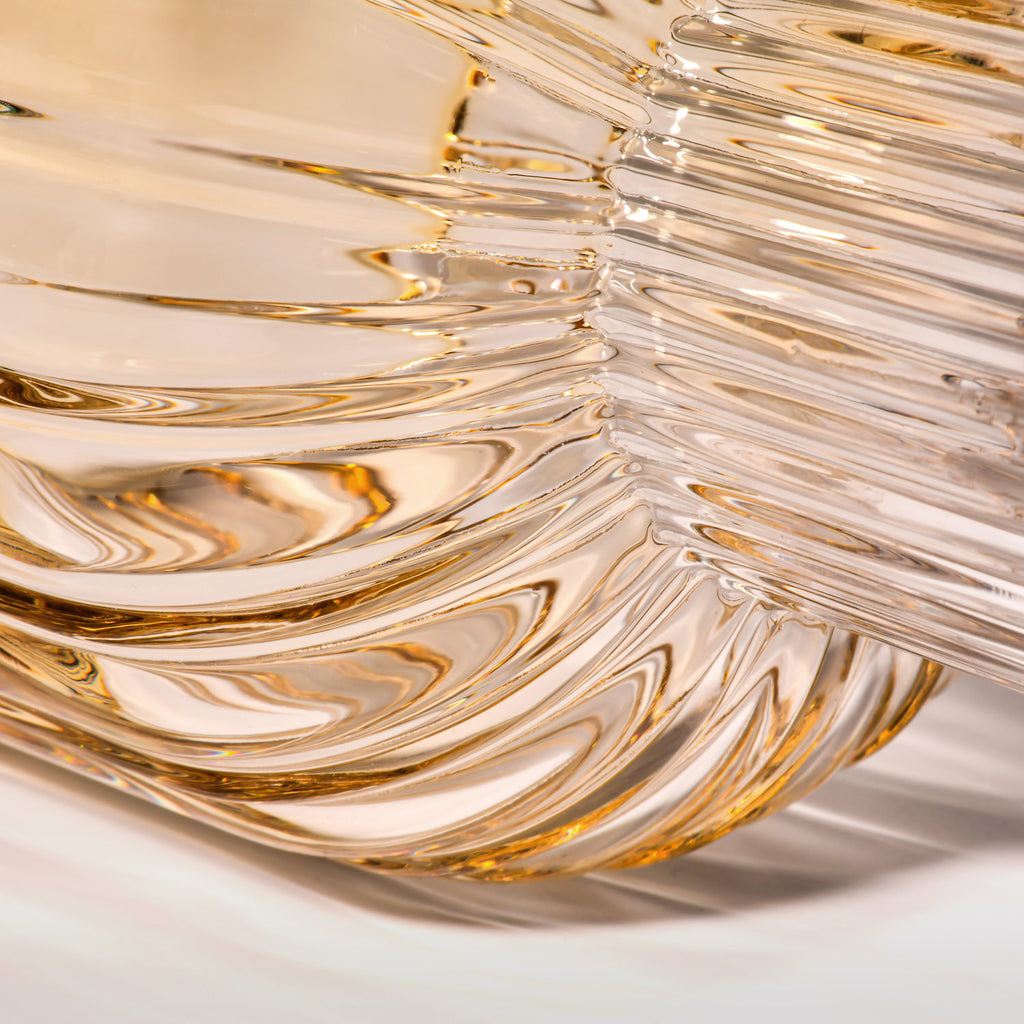 Marszałkowska Carafe with 2 Water Tumblers, Amber