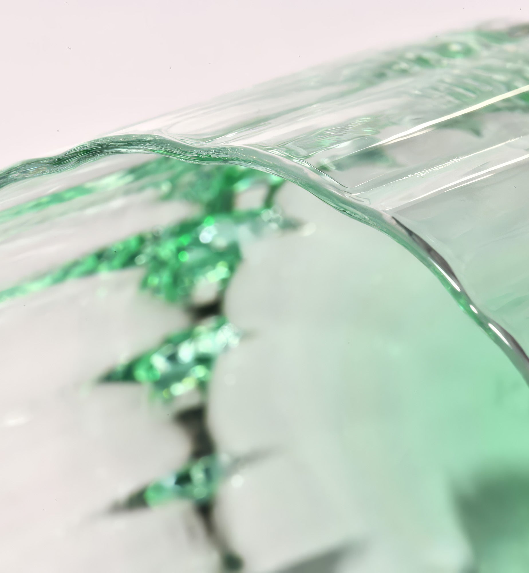 Marshal Carafe with 2 Emerald Water Glasses