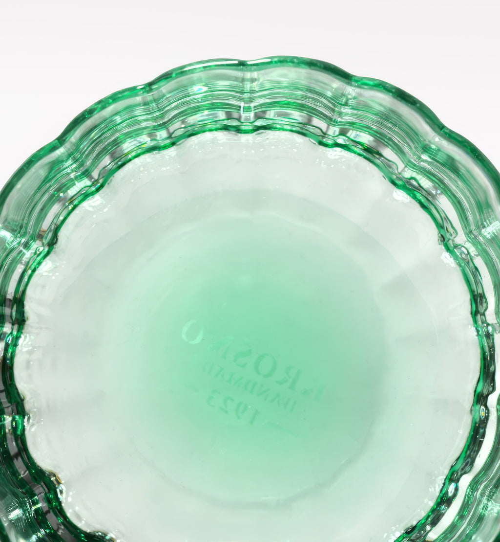 Marshal Carafe with 2 Emerald Water Glasses