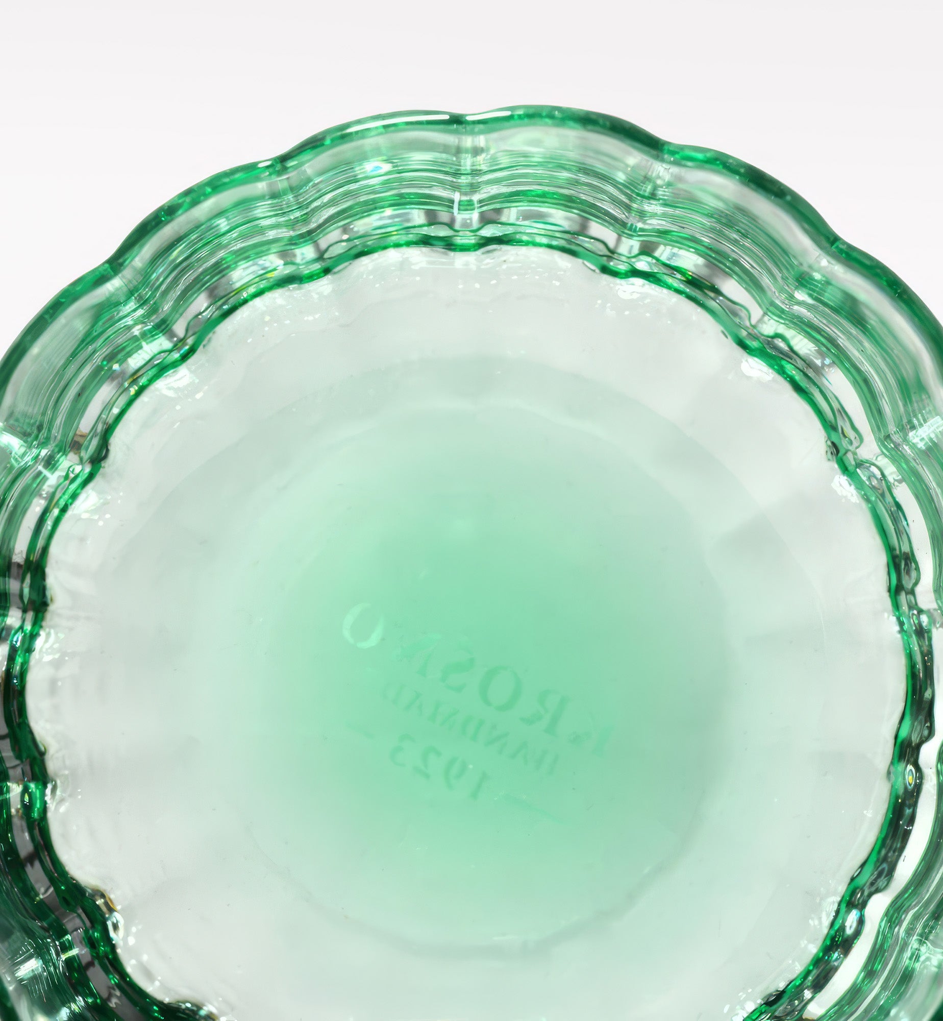 Marshal Carafe with 2 Emerald Water Glasses