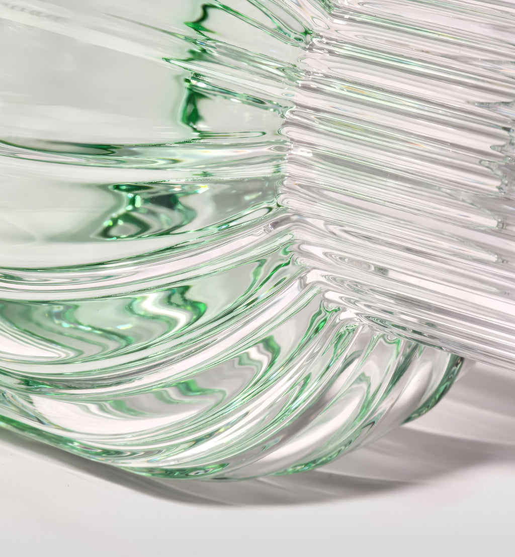 Marshal Carafe with 2 Emerald Water Glasses