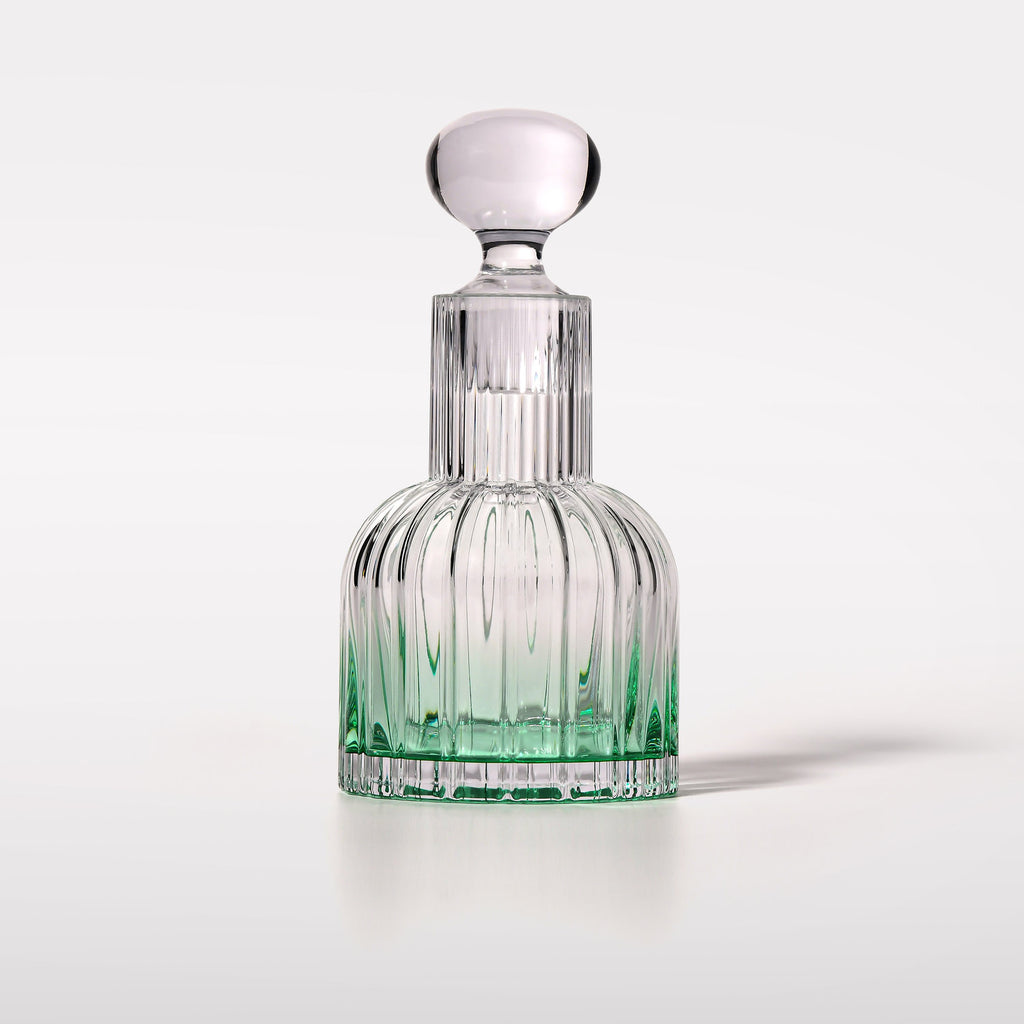 Marshal Carafe with 2 Emerald Water Glasses